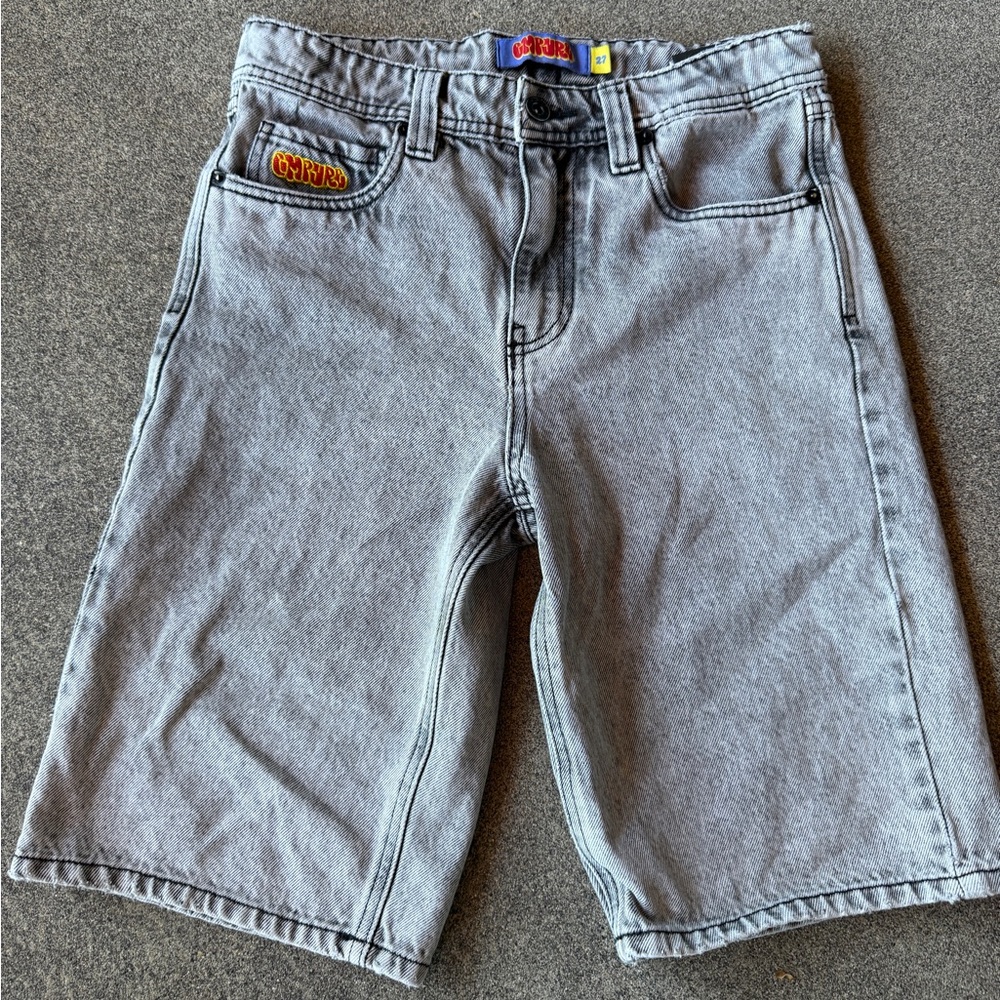Empyre Gray Casual Shorts Relaxed Fit